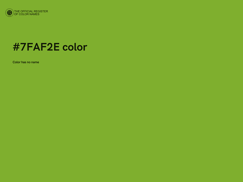 #7FAF2E color image