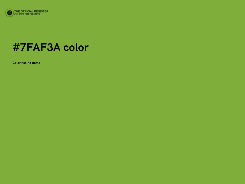 #7FAF3A color image