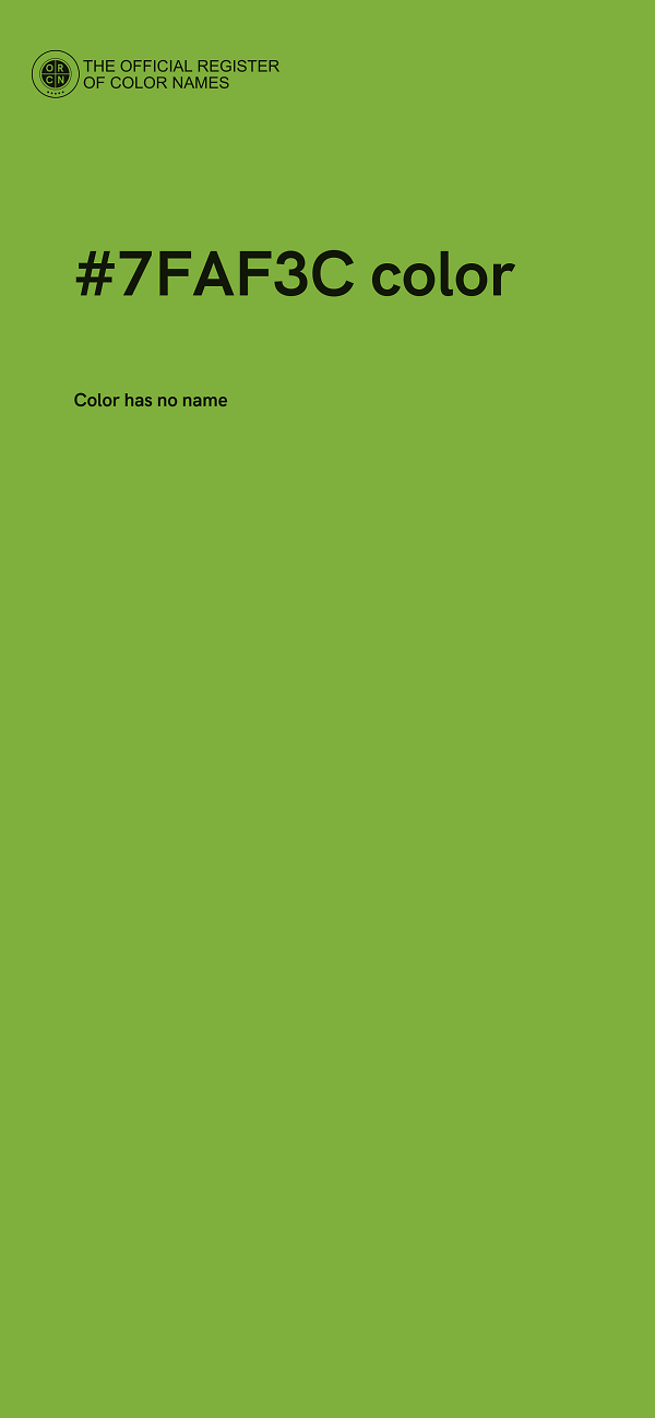 #7FAF3C color image