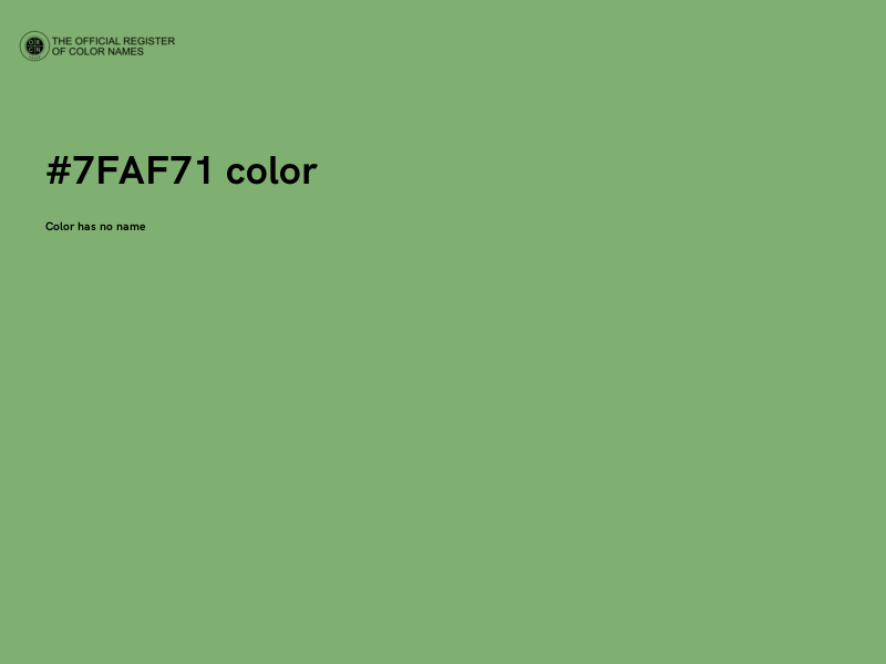 #7FAF71 color image