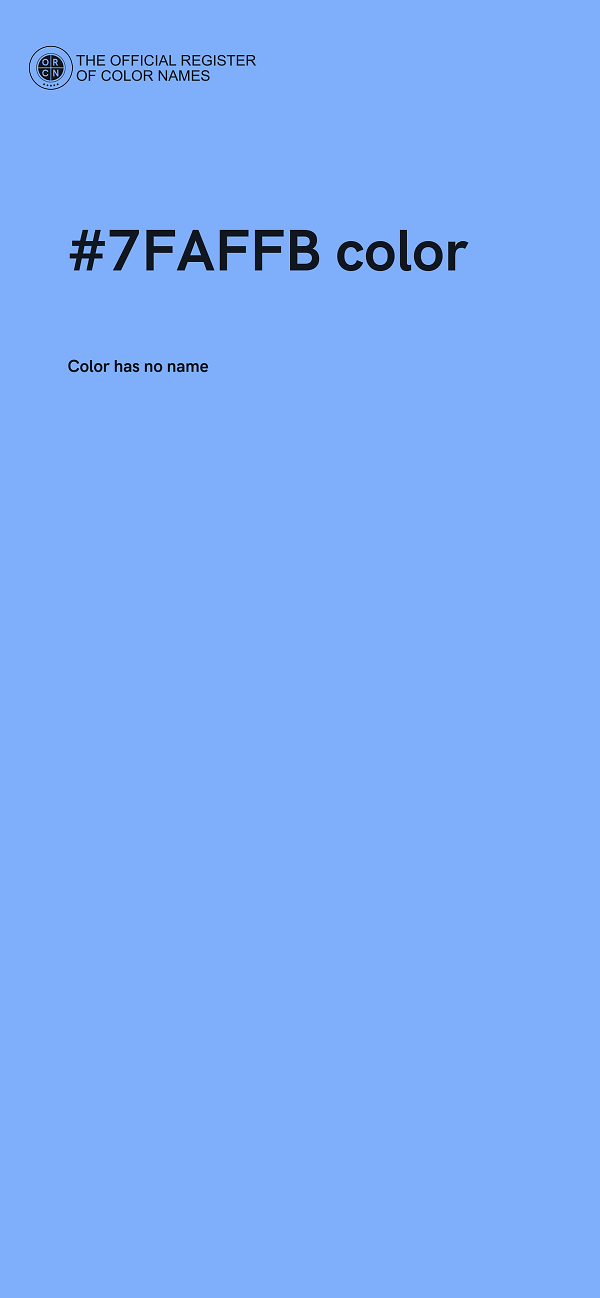 #7FAFFB color image