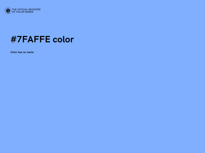 #7FAFFE color image