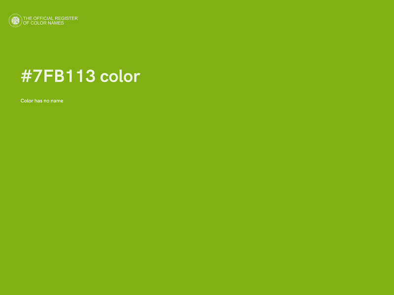 #7FB113 color image