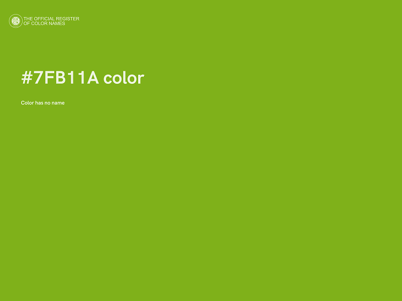 #7FB11A color image