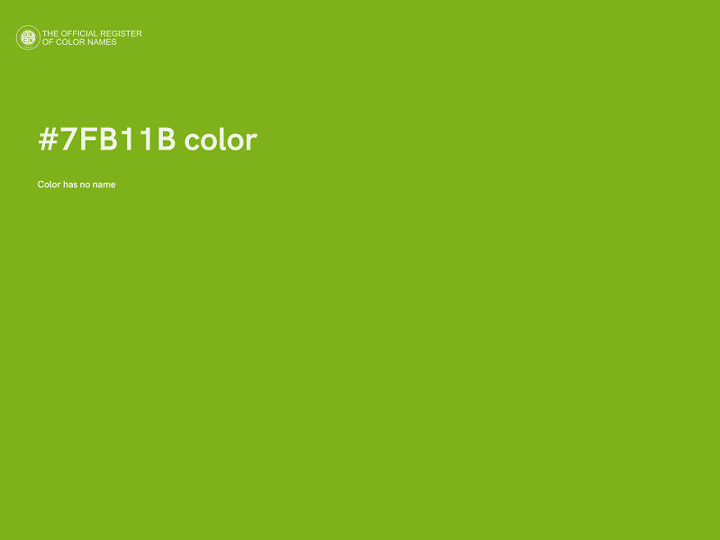 #7FB11B color image