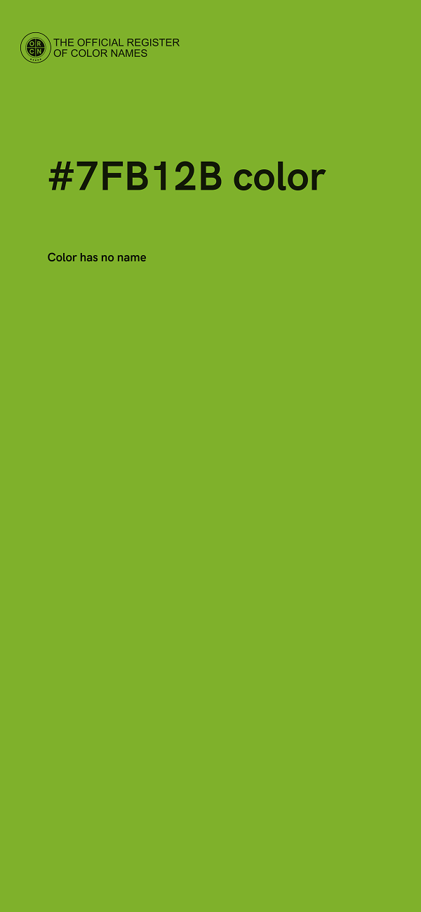 #7FB12B color image