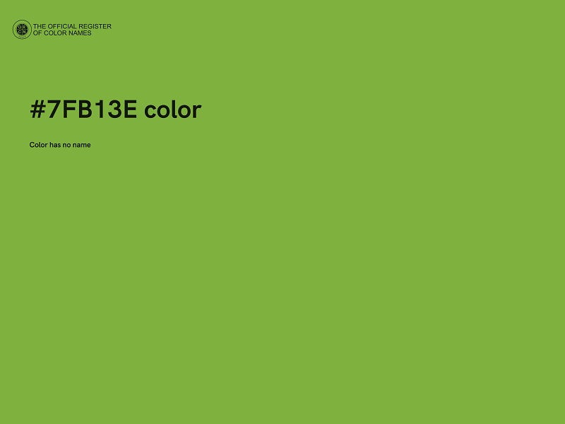 #7FB13E color image