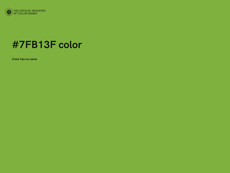 #7FB13F color image