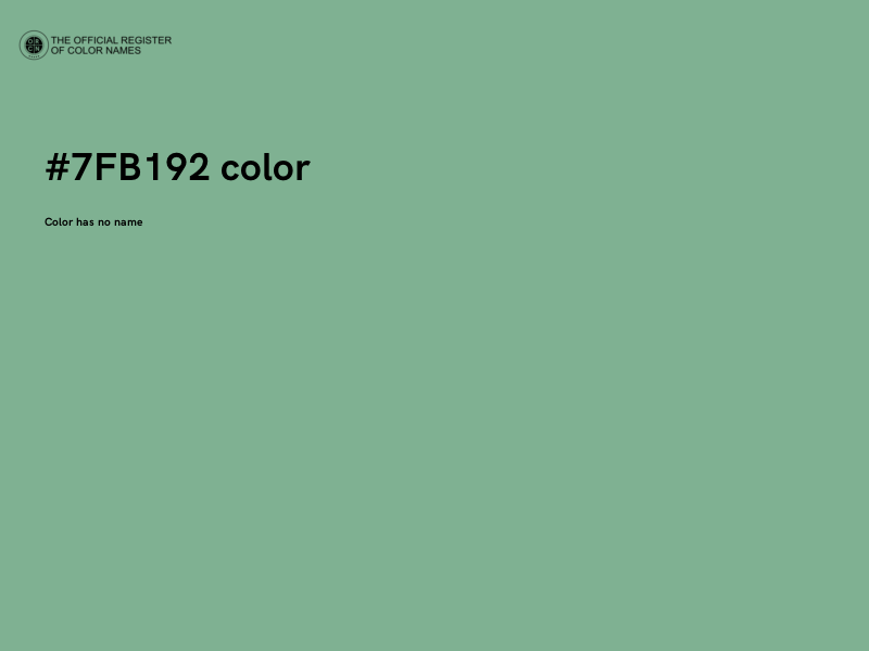 #7FB192 color image