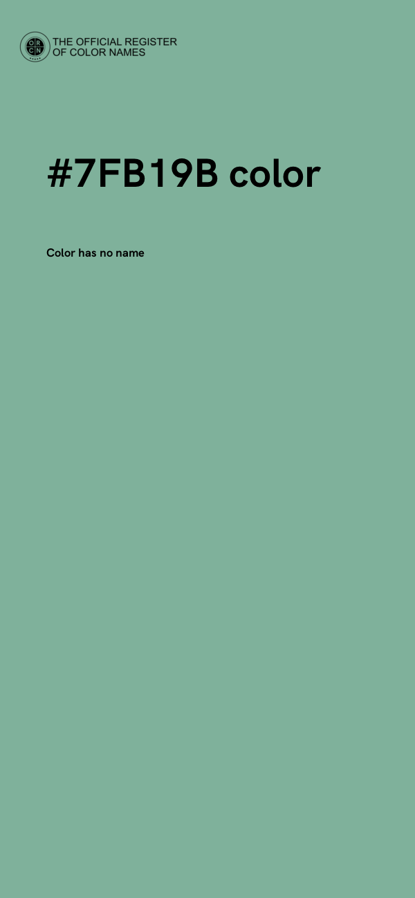 #7FB19B color image
