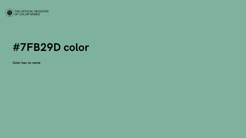 #7FB29D color image