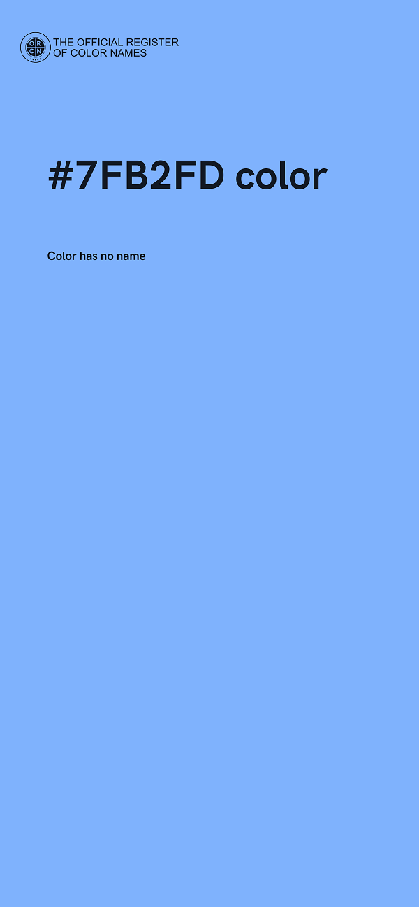 #7FB2FD color image