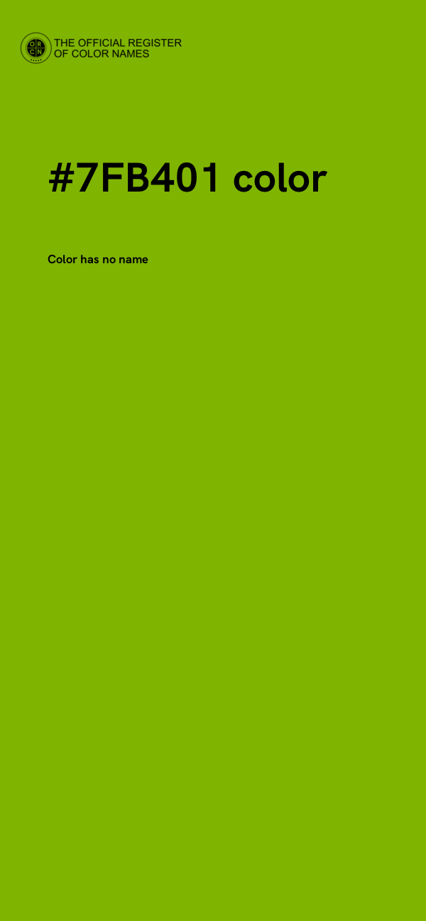 #7FB401 color image