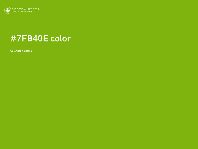 #7FB40E color image