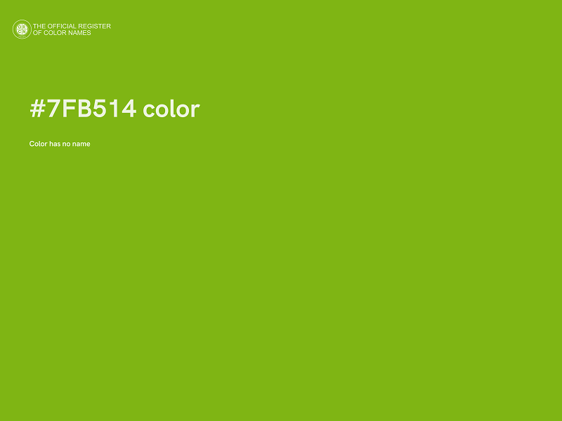#7FB514 color image