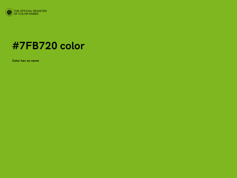 #7FB720 color image