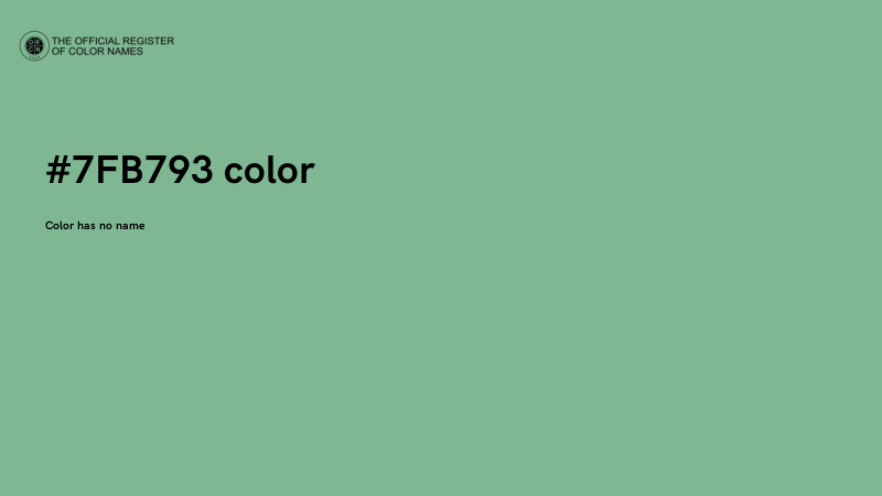 #7FB793 color image