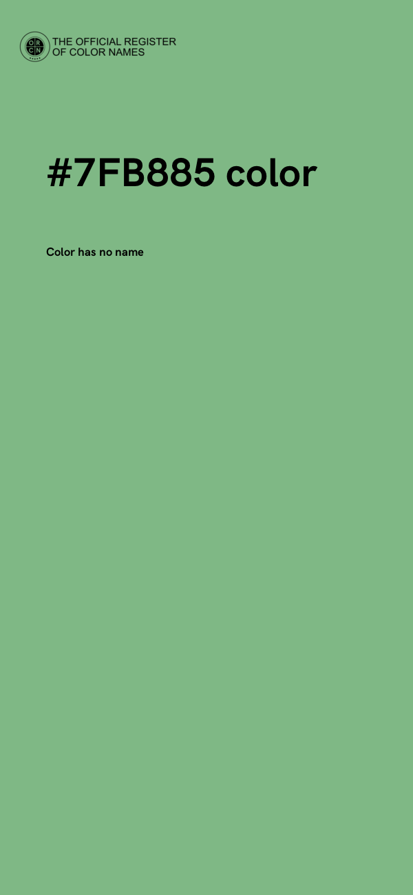 #7FB885 color image