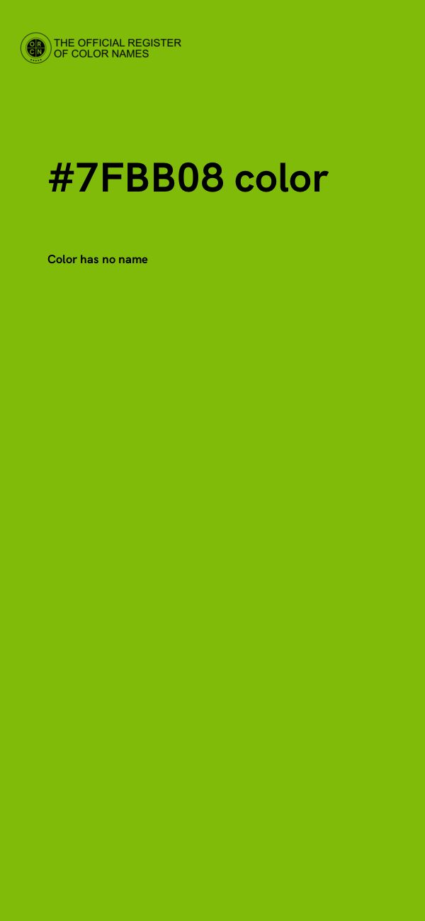 #7FBB08 color image