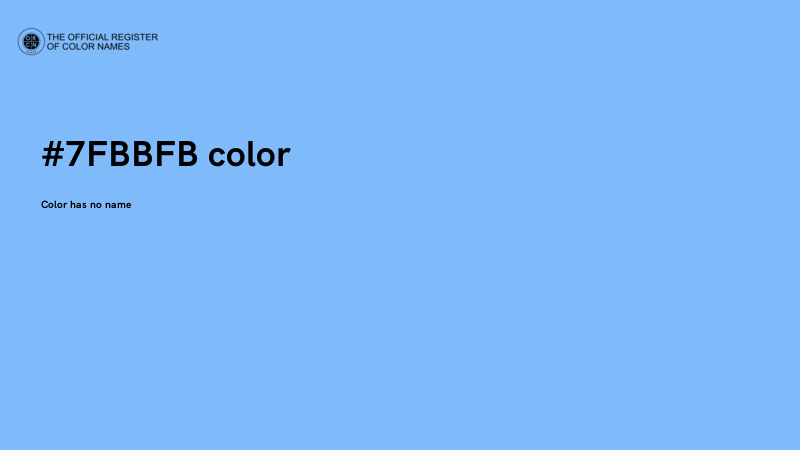 #7FBBFB color image