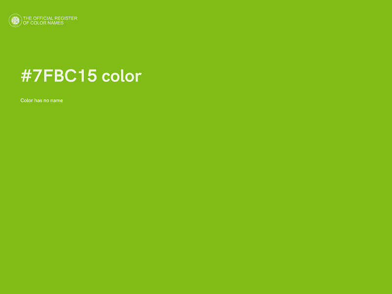 #7FBC15 color image