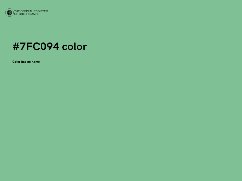 #7FC094 color image
