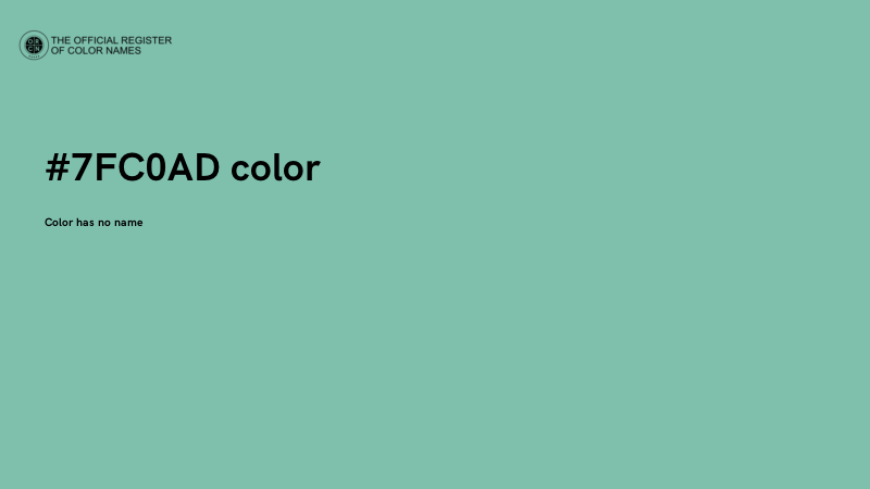 #7FC0AD color image
