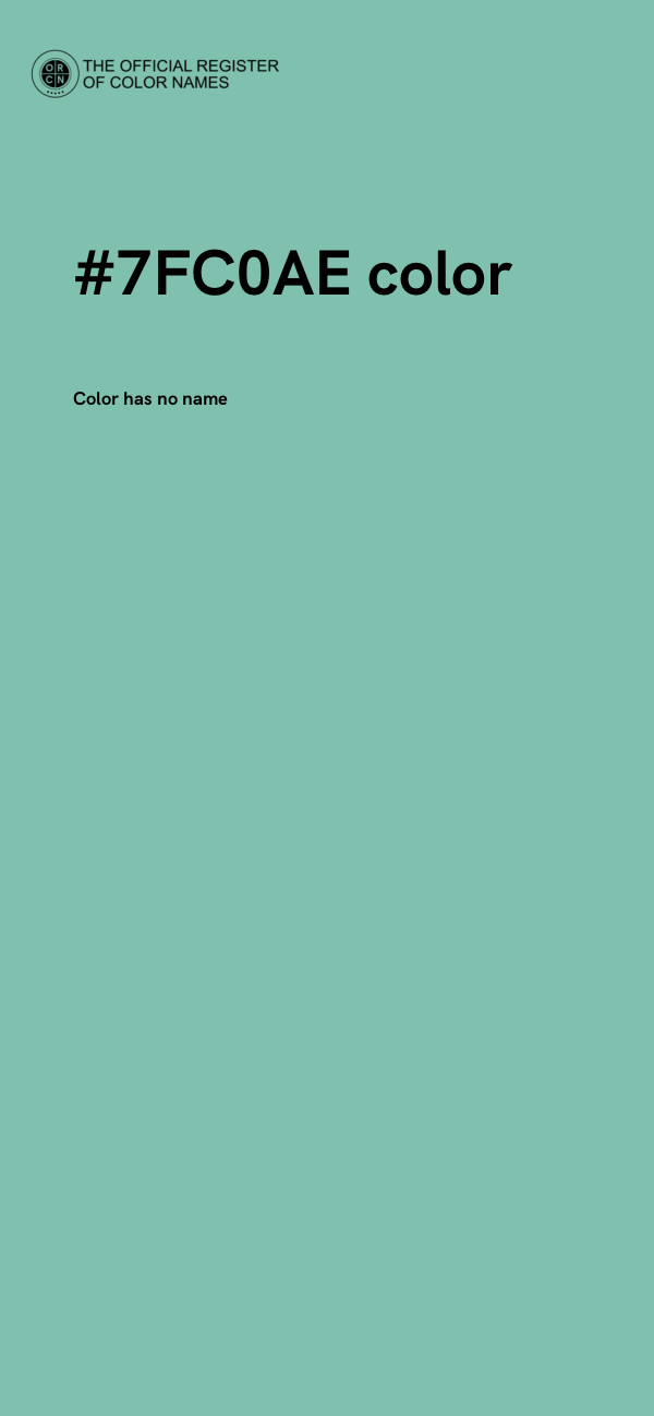 #7FC0AE color image