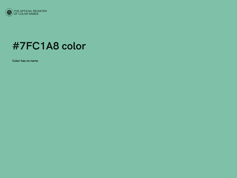 #7FC1A8 color image