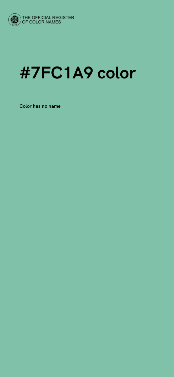 #7FC1A9 color image