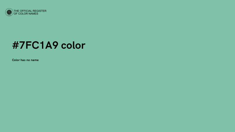 #7FC1A9 color image