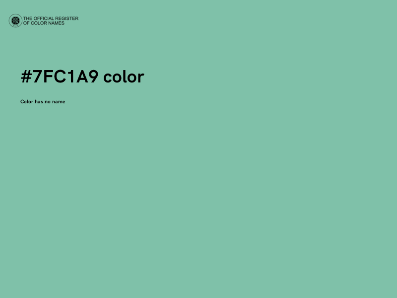 #7FC1A9 color image