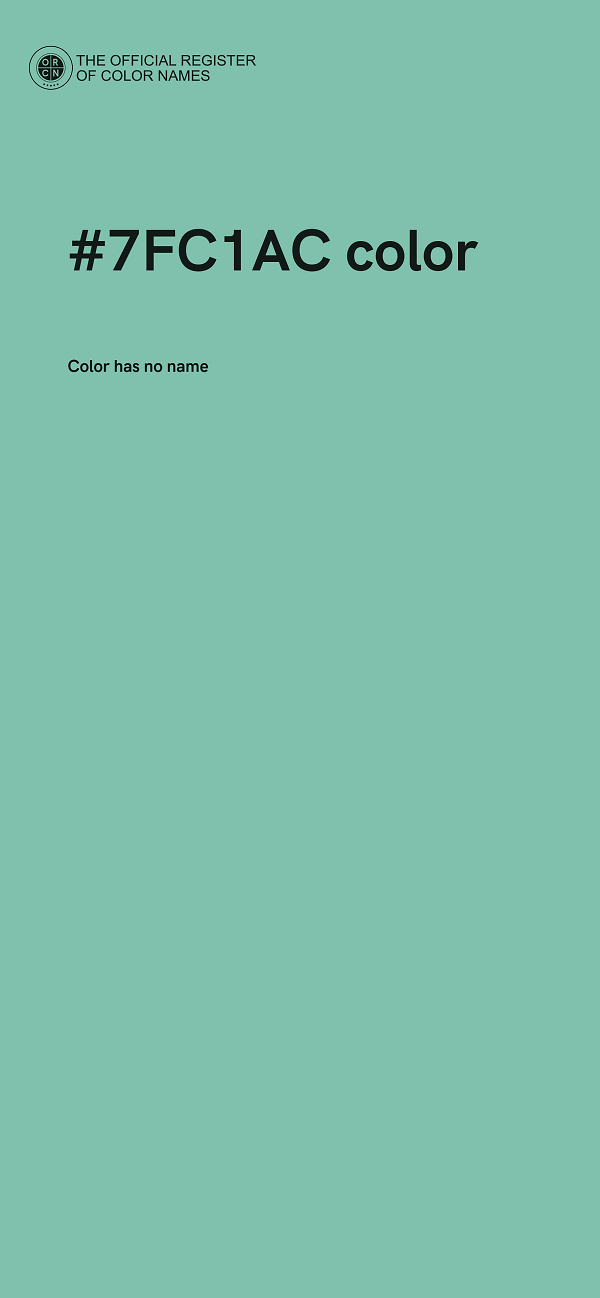 #7FC1AC color image