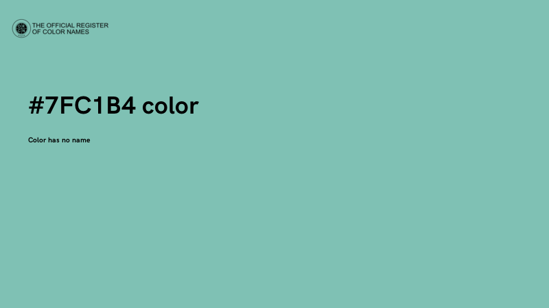 #7FC1B4 color image