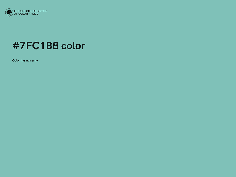 #7FC1B8 color image