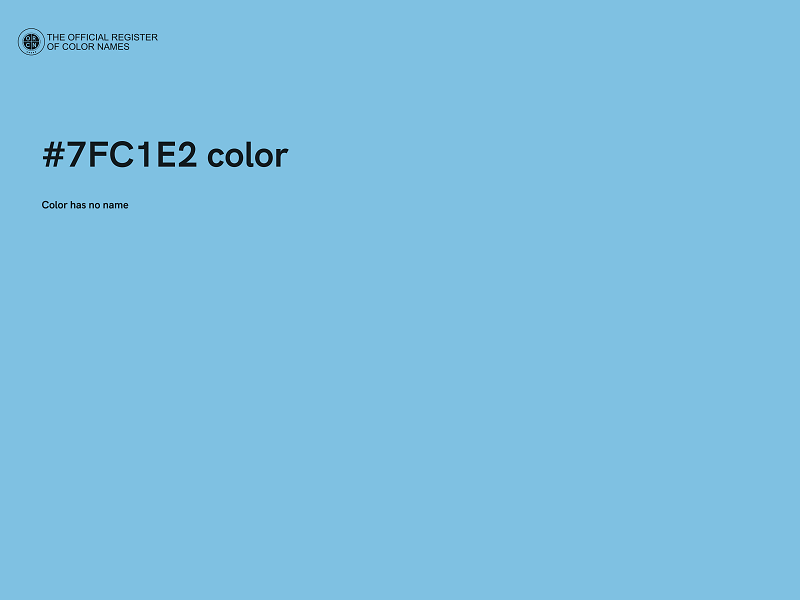 #7FC1E2 color image