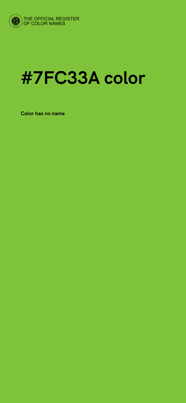 #7FC33A color image