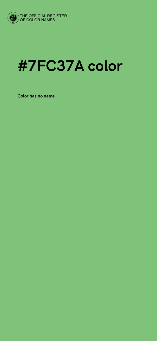 #7FC37A color image
