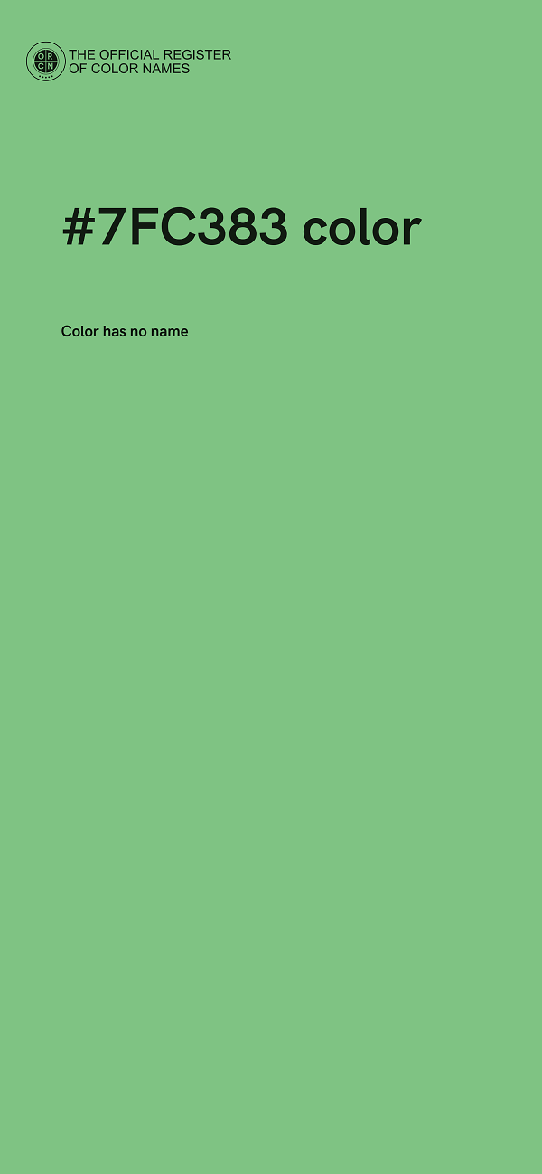 #7FC383 color image