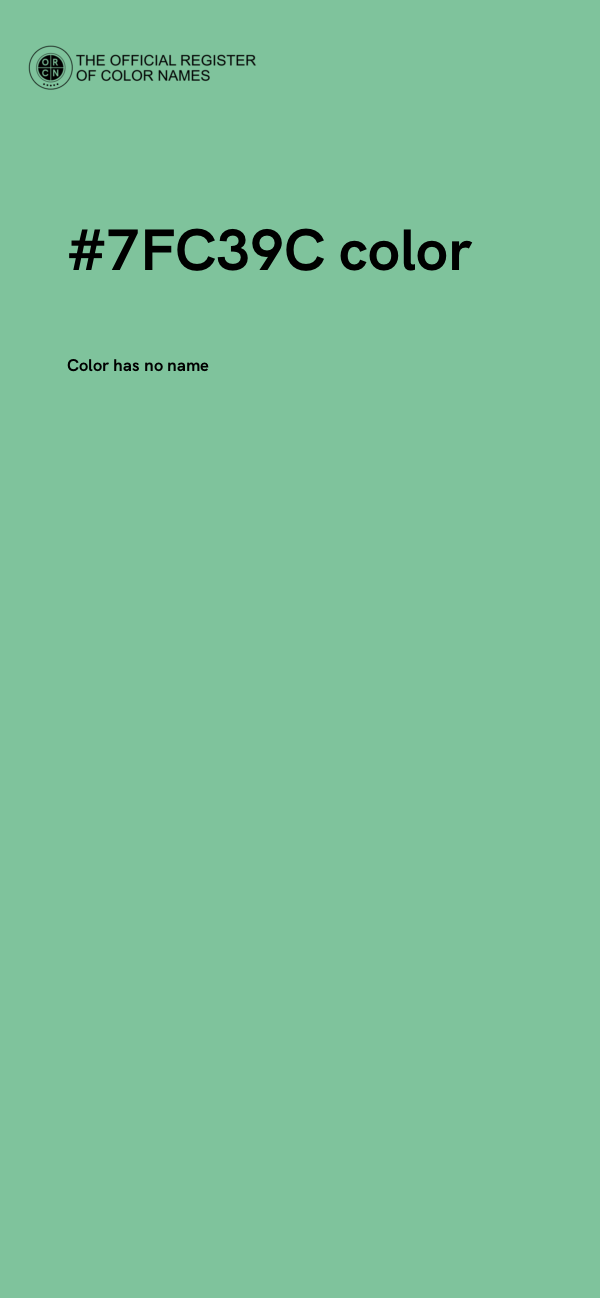 #7FC39C color image