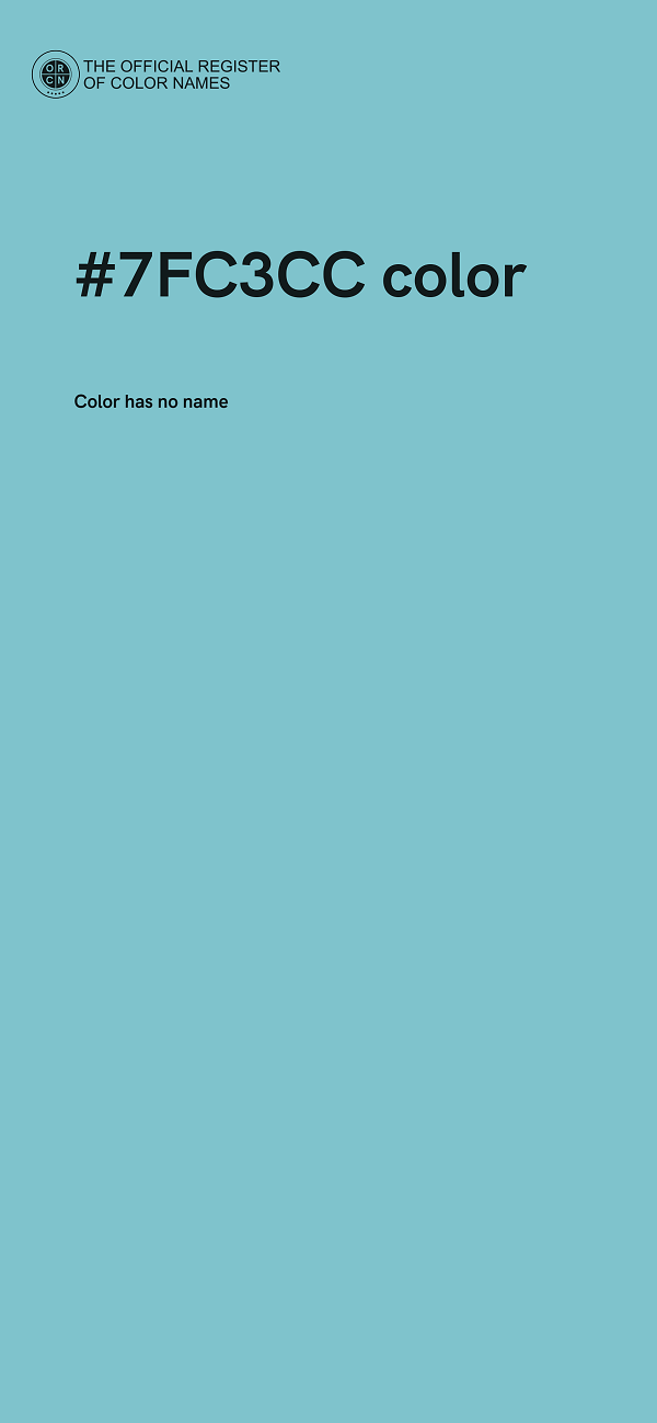 #7FC3CC color image