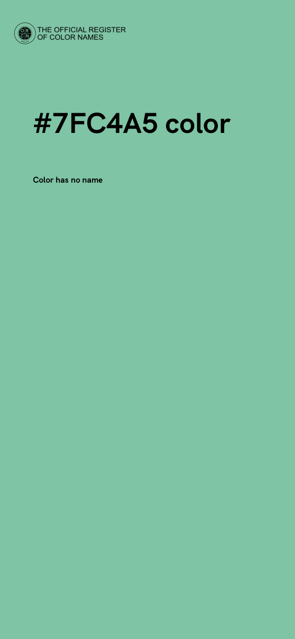 #7FC4A5 color image