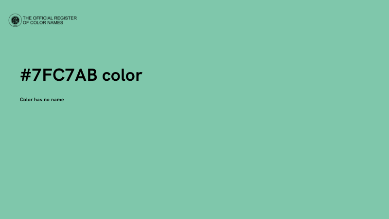 #7FC7AB color image