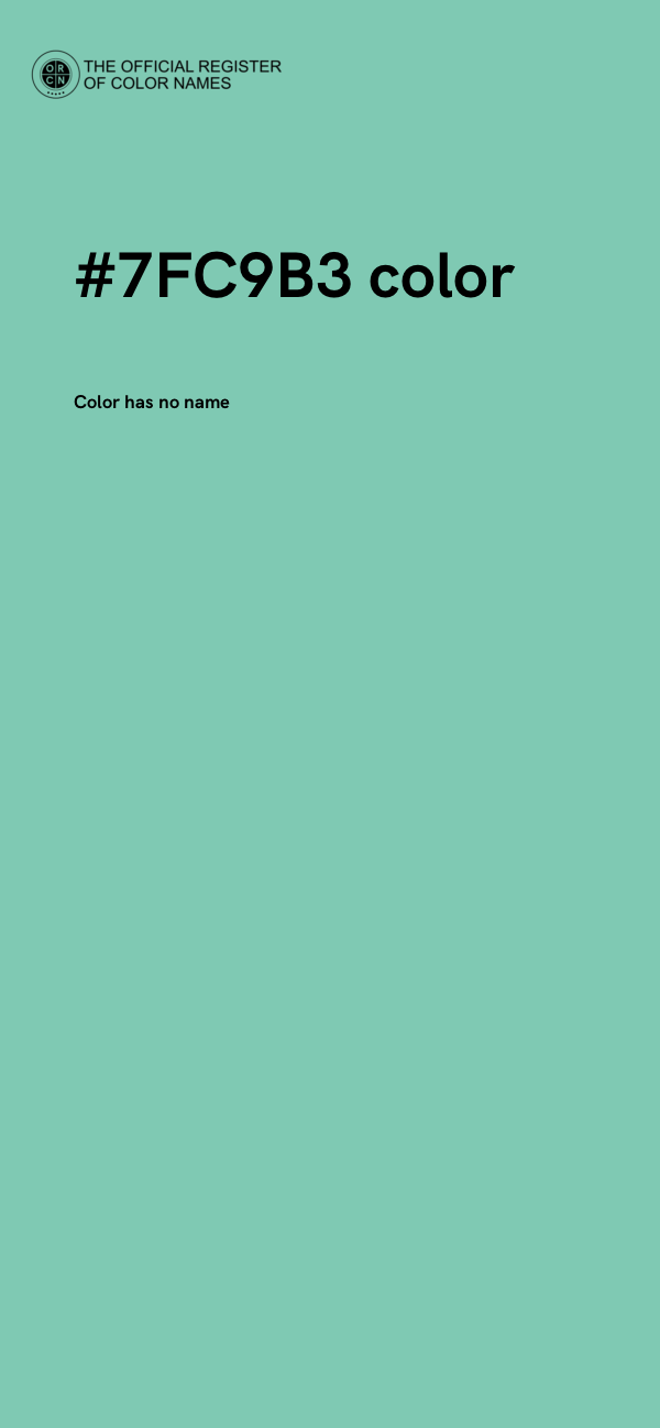 #7FC9B3 color image