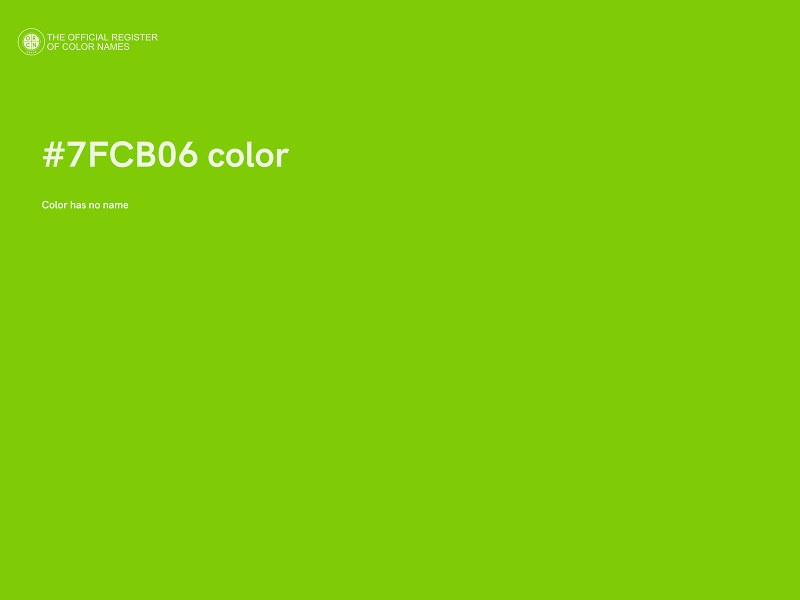 #7FCB06 color image
