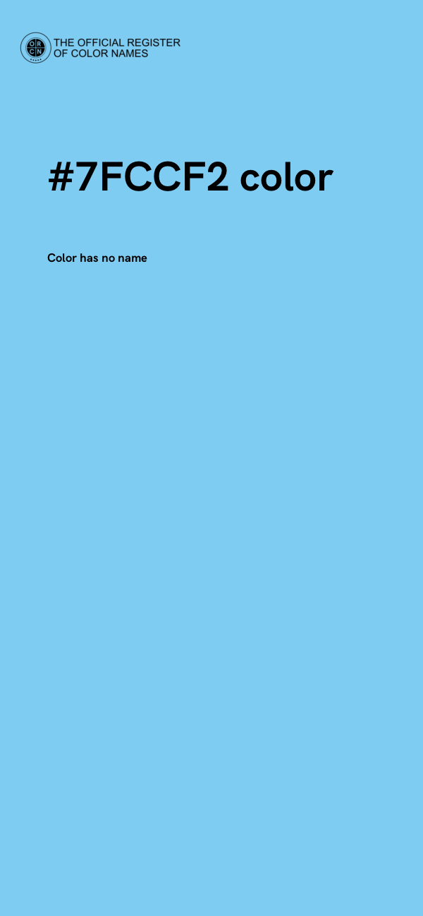 #7FCCF2 color image