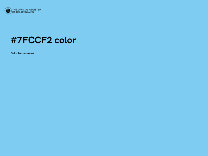#7FCCF2 color image