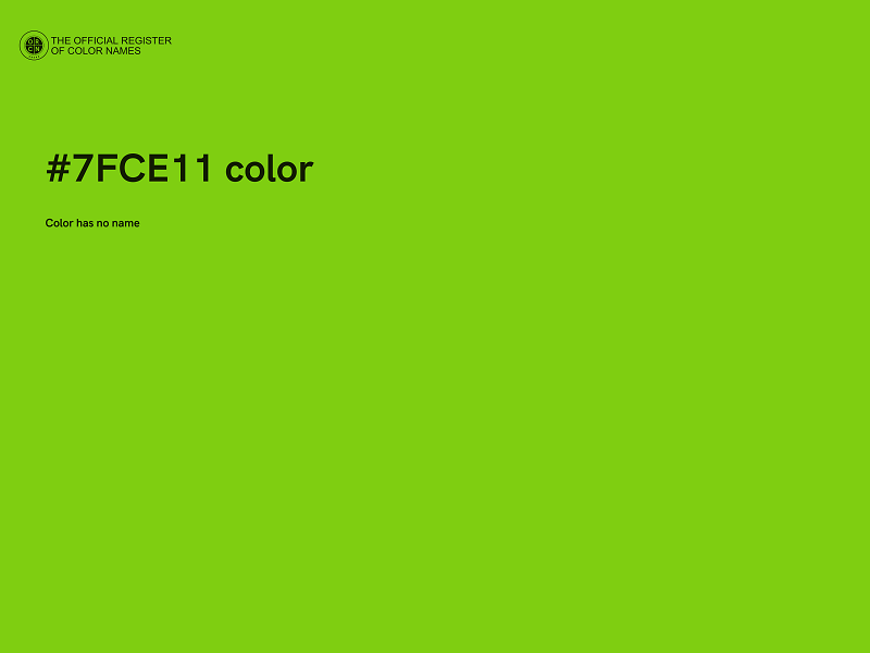 #7FCE11 color image