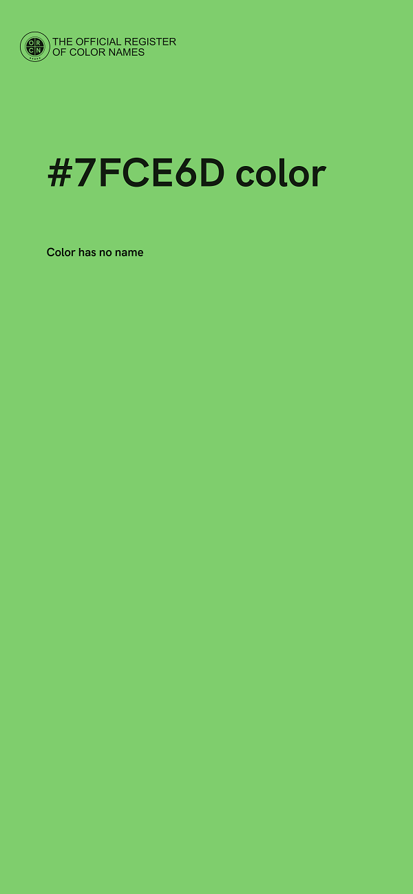 #7FCE6D color image