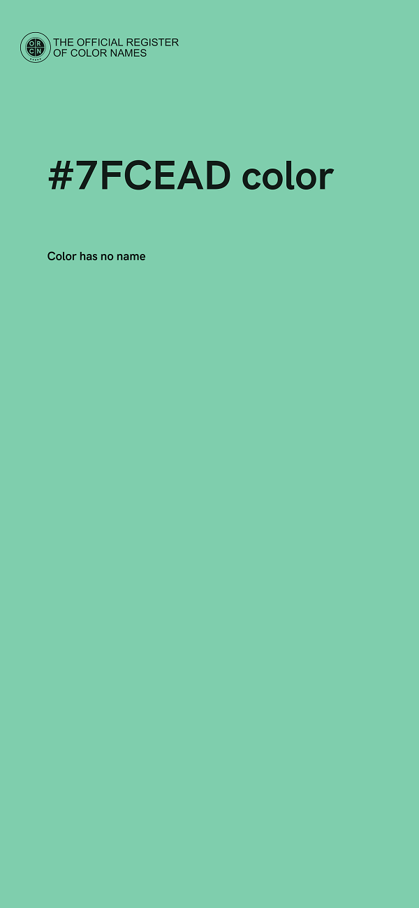 #7FCEAD color image